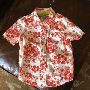 Boys Baby Gap Hawaiian Shirt sz 4
